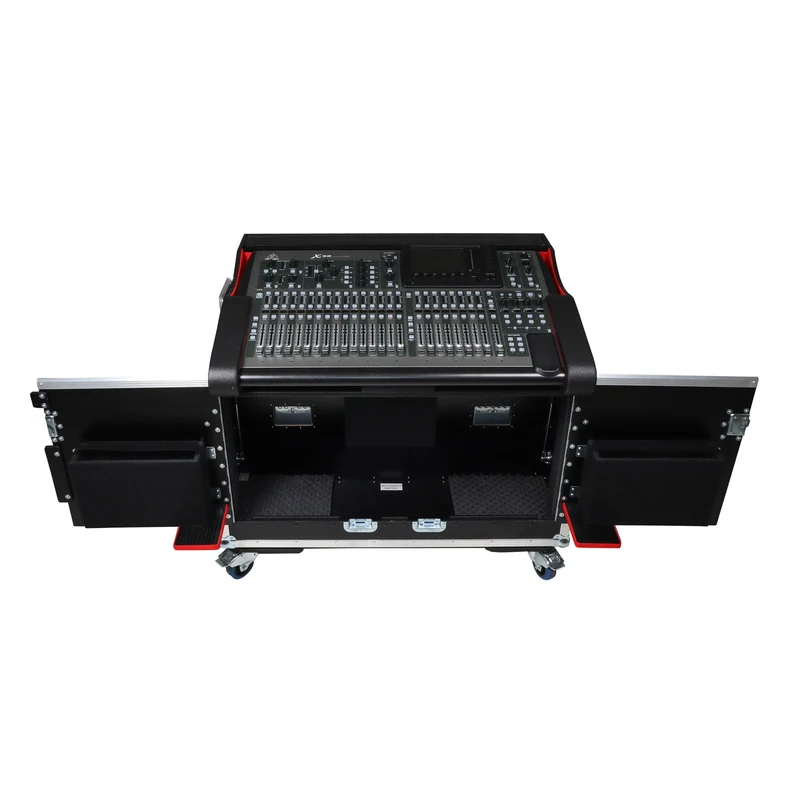 ProX Flip-Ready Hydraulic Console Case For Digital Audio Consoles | Behringer X32 | Fixed