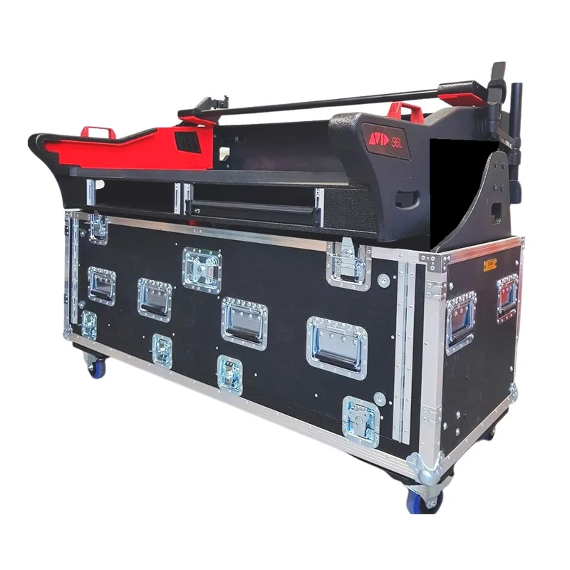 ProX Flip-Ready Hydraulic Console Case For Digital Audio Consoles | Avid Venue S6L-32D | Detachable