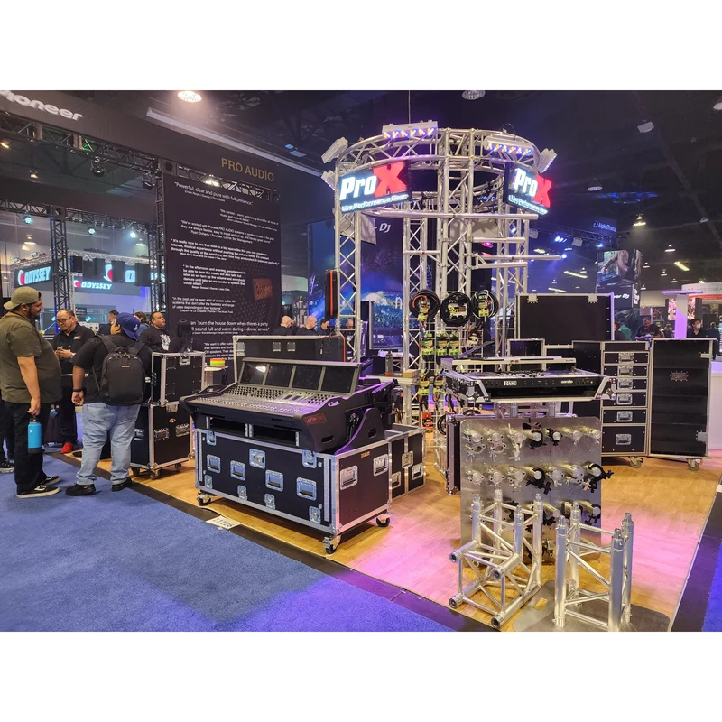 ProX Flip-Ready Hydraulic Console Case For Digital Audio Consoles | Avid Venue S6L-32D | Detachable