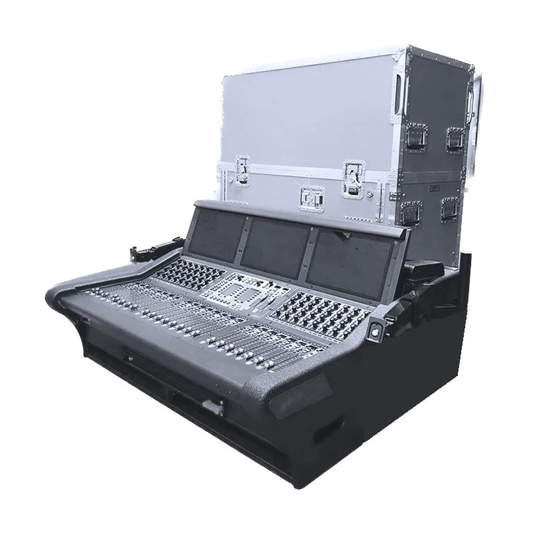ProX Flip-Ready Hydraulic Console Case For Digital Audio Consoles | Avid Venue S6L-24D | Detachable