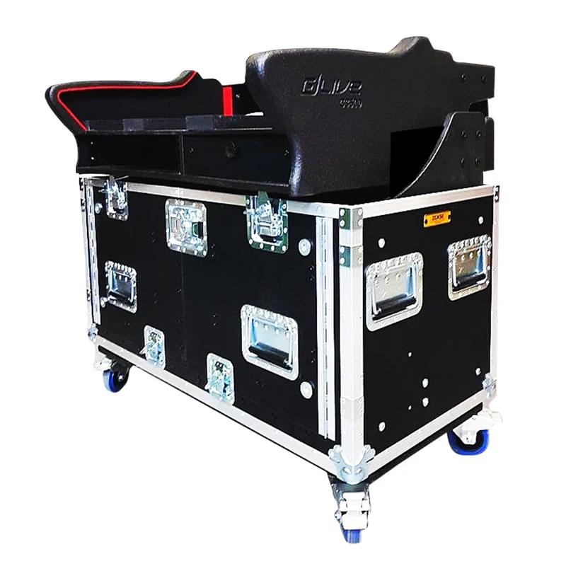 ProX Flip-Ready Hydraulic Console Case For Digital Audio Consoles | Allen & Heath DLive C3500 | Detachable