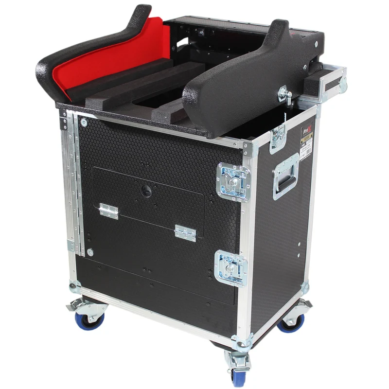 ProX Flip-Ready Hydraulic Console Case For Digital Audio Consoles | Allen & Heath DLive C1500 | Detachable