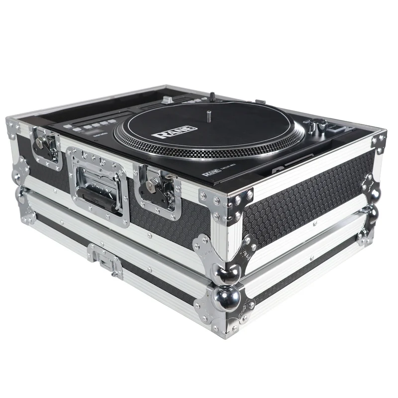ProX Flight Case for Rane 12 DJ Control System ATA Road Case | Silver on Black