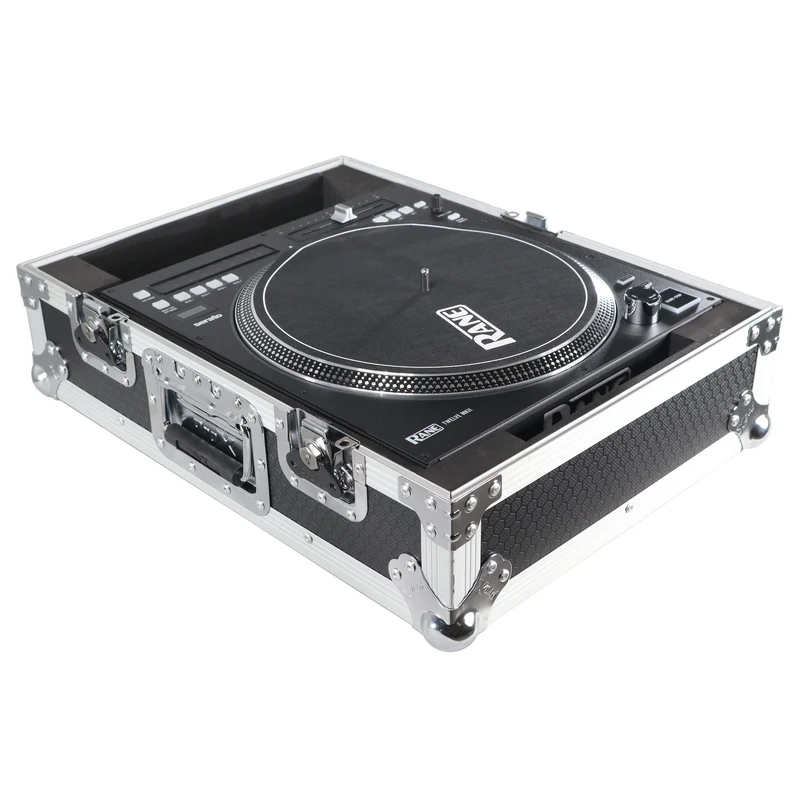 ProX Flight Case for Rane 12 DJ Control System ATA Road Case | Silver on Black