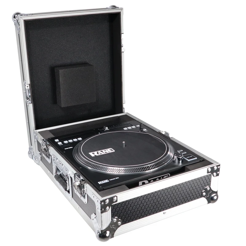 ProX Flight Case for Rane 12 DJ Control System ATA Road Case | Silver on Black