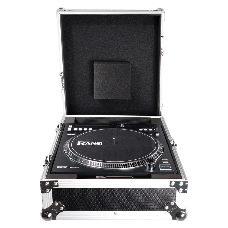ProX Flight Case for Rane 12 DJ Control System ATA Road Case | Silver on Black