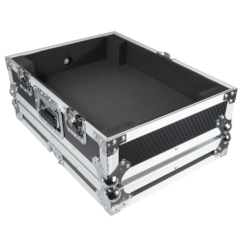 ProX Flight Case for Rane 12 DJ Control System ATA Road Case | Silver on Black