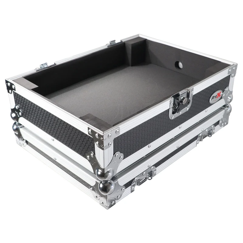 ProX Flight Case for Rane 12 DJ Control System ATA Road Case | Silver on Black