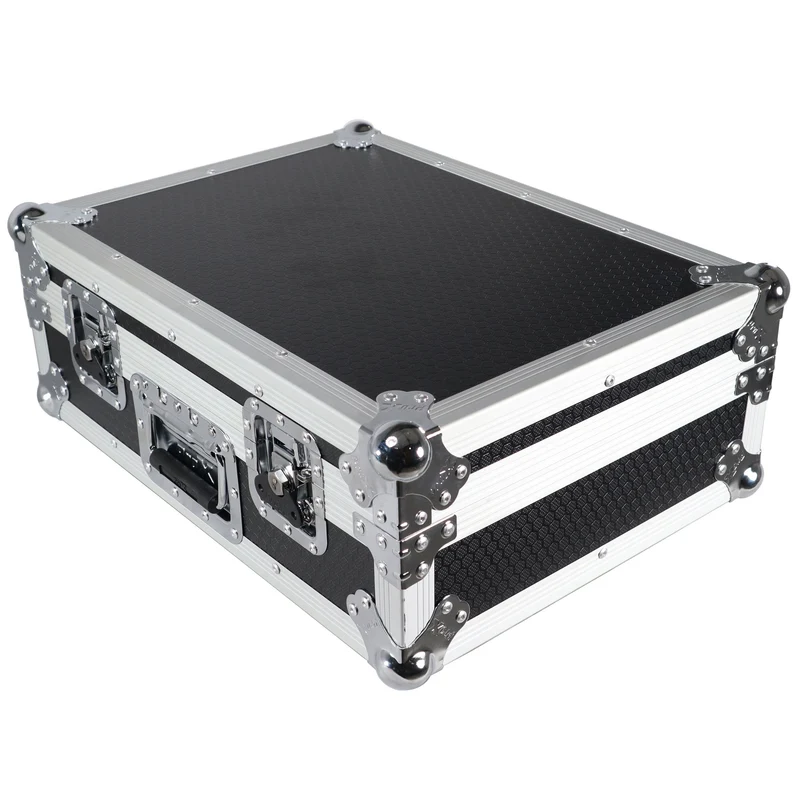 ProX Flight Case for Rane 12 DJ Control System ATA Road Case | Silver on Black