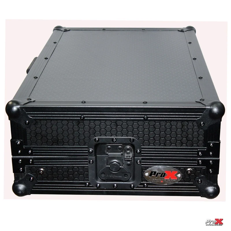 ProX Flight Case for Numark MixTrack Controller with Laptop Shelf | Black on Black