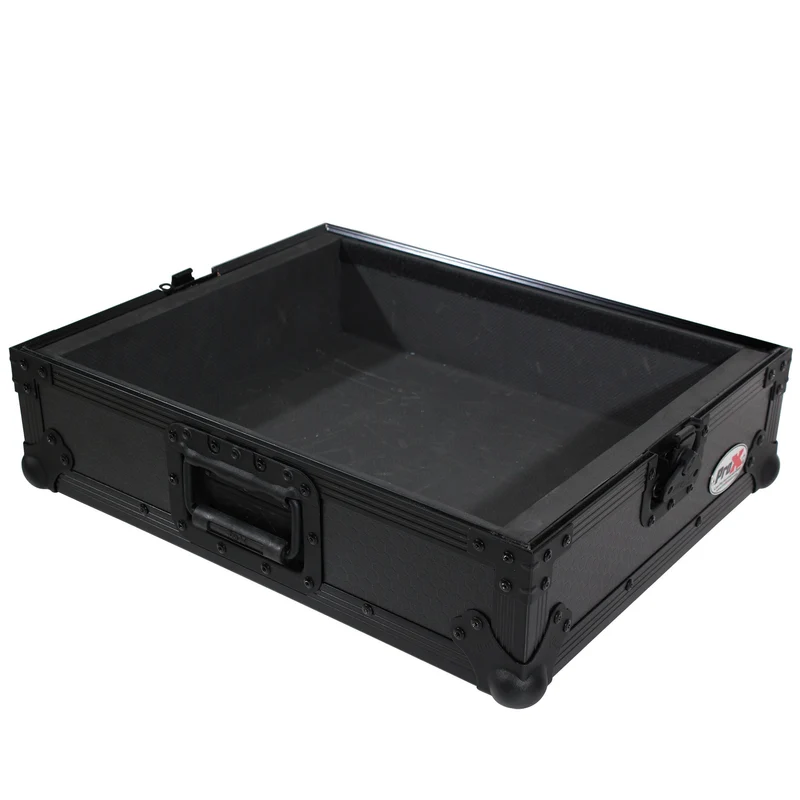 ProX Flight Case for Turntable - Universal W-Foam Kit | Black on Black