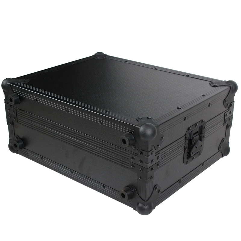 ProX Flight Case for Turntable - Universal W-Foam Kit | Black on Black
