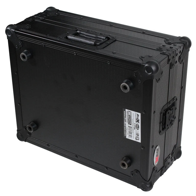 ProX Flight Case for Turntable - Universal W-Foam Kit | Black on Black
