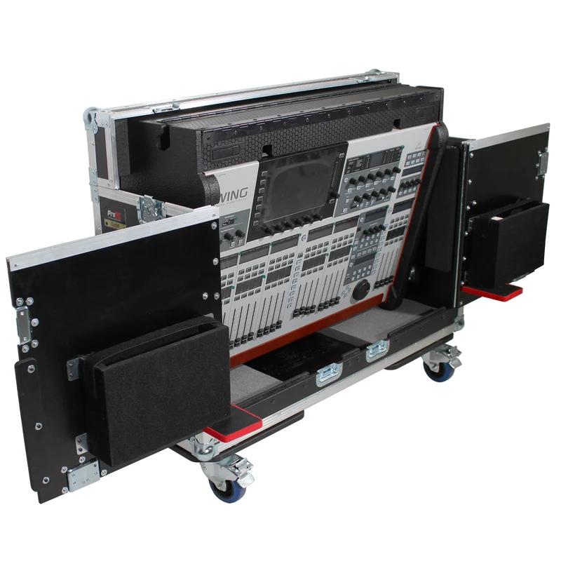 ProX Flip-Ready Hydraulic Console Case For Digital Audio Consoles | Behringer Wing | Fixed