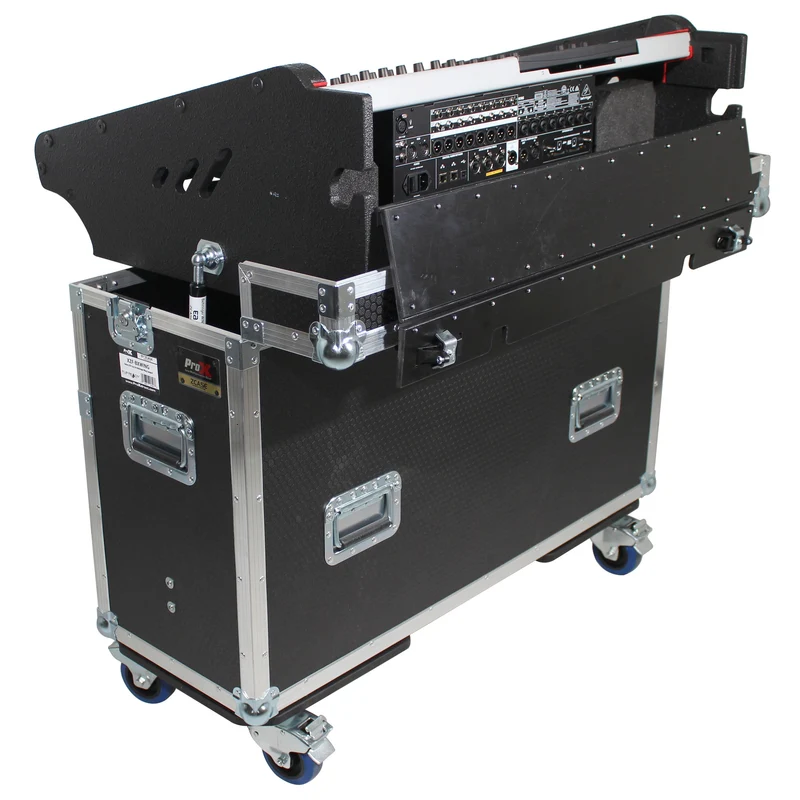 ProX Flip-Ready Hydraulic Console Case For Digital Audio Consoles | Behringer Wing | Fixed