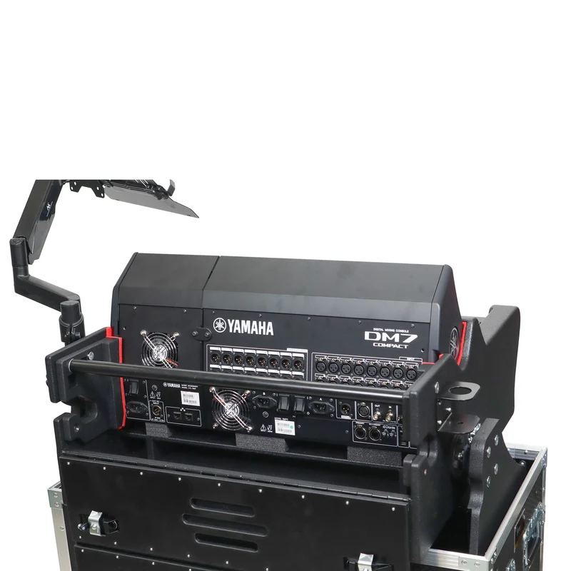 ProX Flip-Ready Hydraulic Console Case For Digital Audio Consoles | Yamaha DM7-EX Compact | Fixed