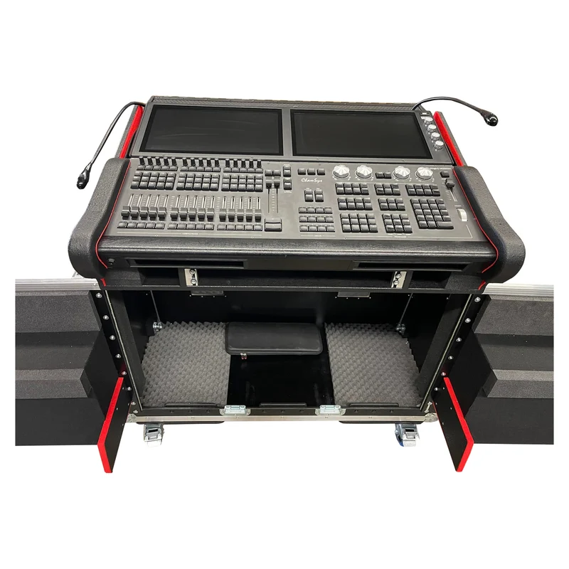 ProX Flip-Ready Hydraulic Console Case For Digital Audio Consoles | ChamSys MagicQ MQ500M | Fixed