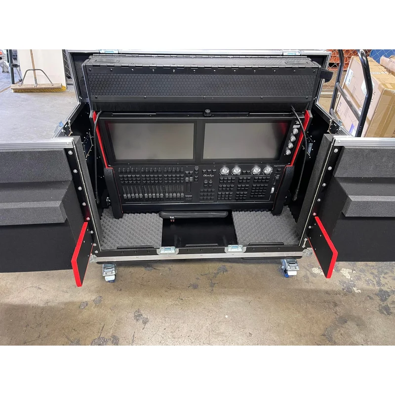 ProX Flip-Ready Hydraulic Console Case For Digital Audio Consoles | ChamSys MagicQ MQ500M | Fixed
