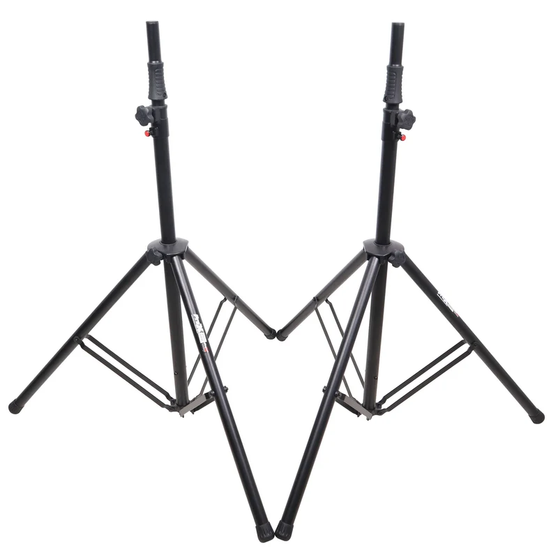 ProX Air-Powered Heavy Duty Speaker Tripod Stand | Set of 2 With Bag | 110 lb | 51"-76"