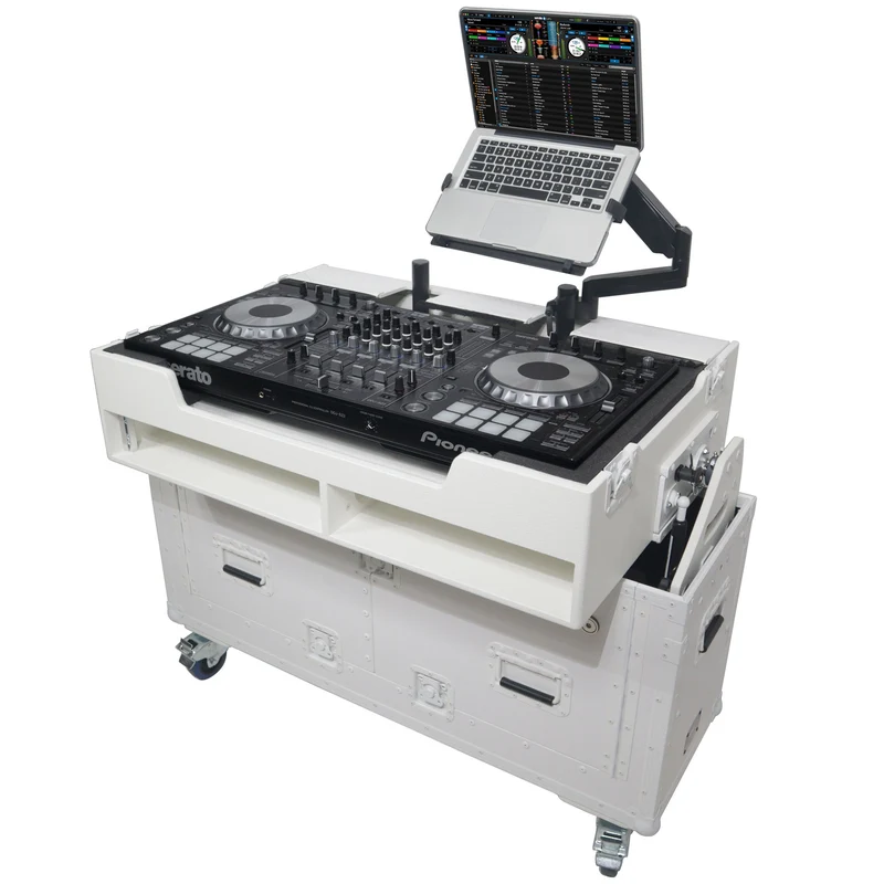 ProX Flip-Ready Hydraulic Console Case For Digital Audio Consoles | Pioneer DDJ-REV7/XDJ-XZ/DDJ-1000/SZ2/SX3 | Fixed
