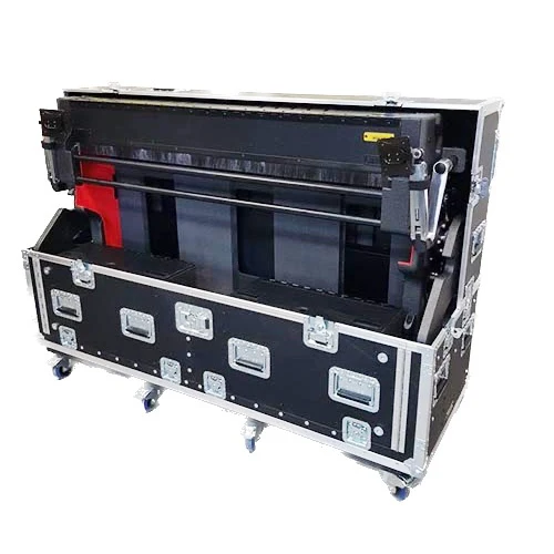 ProX Flip-Ready Hydraulic Console Case For Digital Audio Consoles | Yamaha RIVAGE PM7/PM10 | Detachable