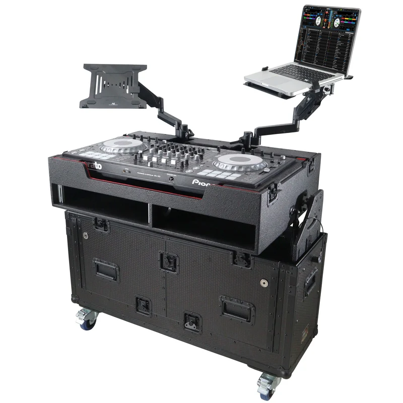 ProX Flip-Ready Hydraulic Console Case For Digital Audio Consoles | Pioneer DDJ-REV7/XDJ-XZ/Opus Quad | Fixed