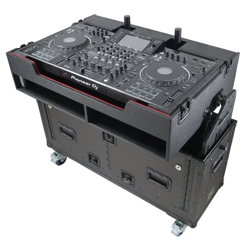 ProX Flip-Ready Hydraulic Console Case For Digital Audio Consoles | Pioneer DDJ-REV7/XDJ-XZ/Opus Quad | Fixed