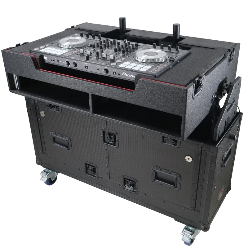 ProX Flip-Ready Hydraulic Console Case For Digital Audio Consoles | Pioneer DDJ-REV7/XDJ-XZ/Opus Quad | Fixed