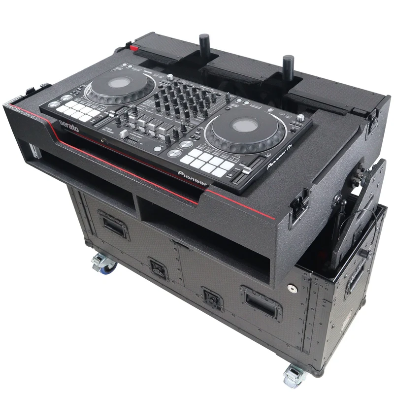 ProX Flip-Ready Hydraulic Console Case For Digital Audio Consoles | Pioneer DDJ-REV7/XDJ-XZ/Opus Quad | Fixed