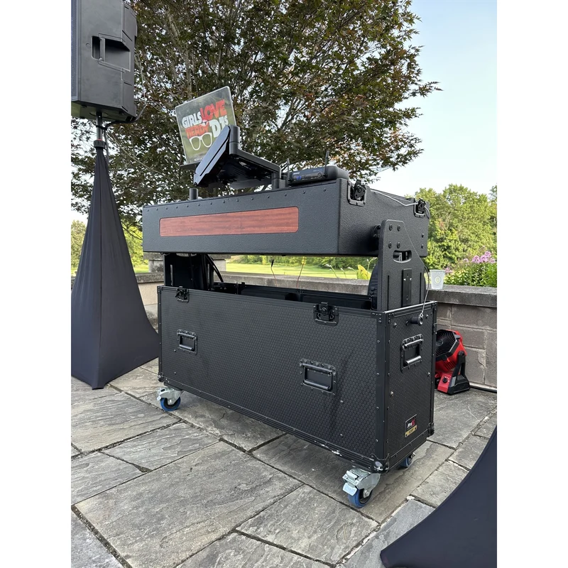 ProX Flip-Ready Hydraulic Console Case For Digital Audio Consoles | Pioneer DDJ-REV7/XDJ-XZ/Opus Quad | Fixed