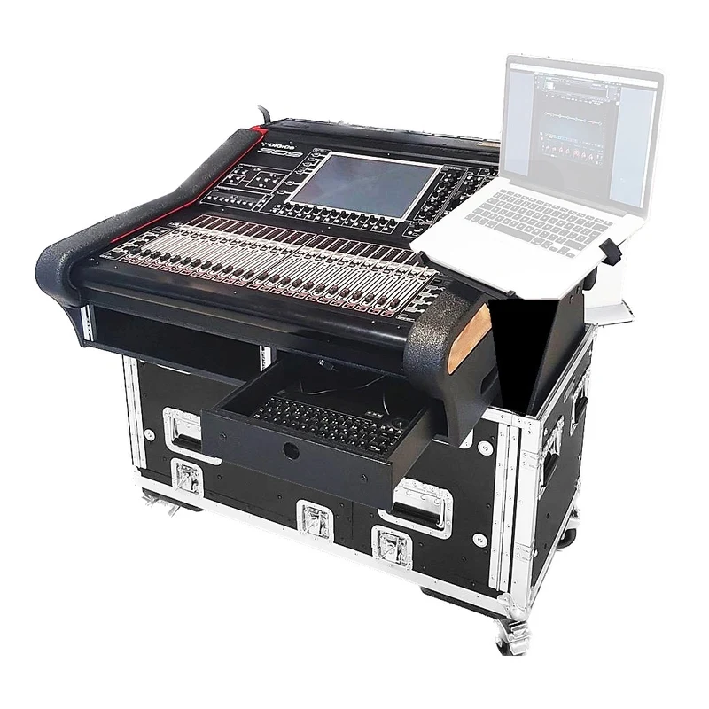 ProX Flip-Ready Hydraulic Console Case For Digital Audio Consoles | DiGiCo SD9
