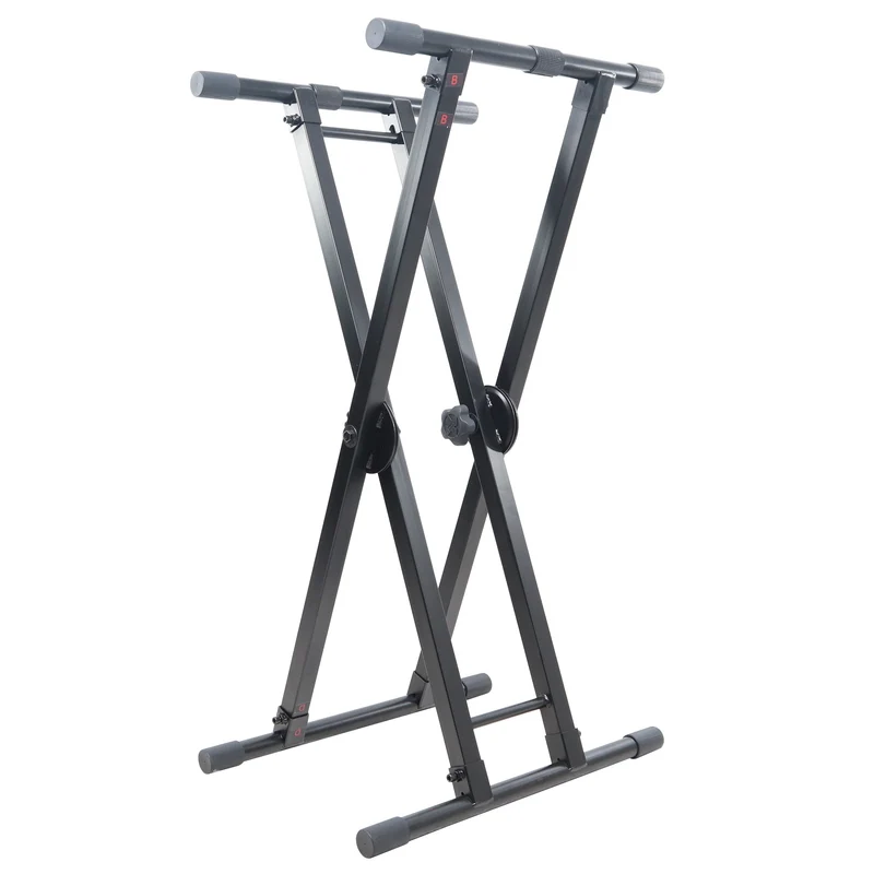 ProX Keyboard Stand Accessories Steel Mesh Work Surface | X-Style Stand with Dual-Locking