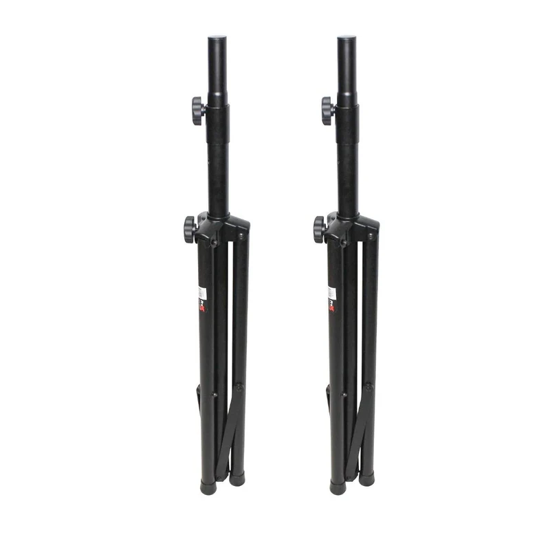 ProX Heavy Duty Speaker Tripod Stand | Set of 2 With Bag | 120 lb | 44"-72"