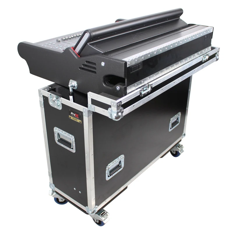 ProX Flip-Ready Hydraulic Console Case For Digital Audio Consoles | Midas M32 | Fixed