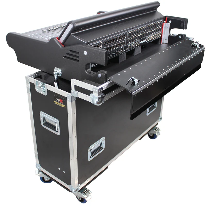 ProX Flip-Ready Hydraulic Console Case For Digital Audio Consoles | Midas M32 | Fixed