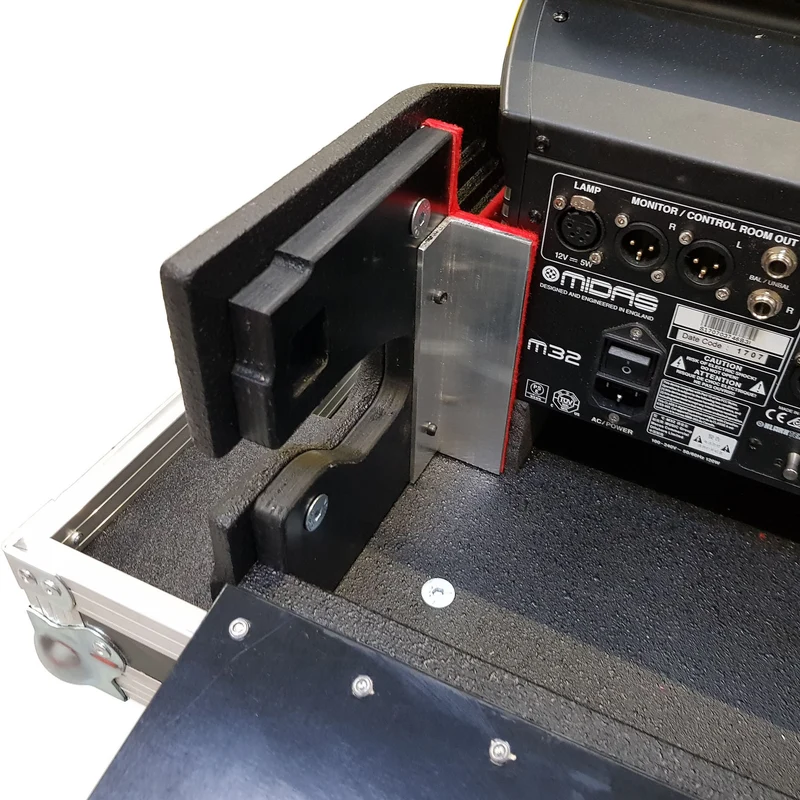 ProX Flip-Ready Hydraulic Console Case For Digital Audio Consoles | Midas M32 | Fixed