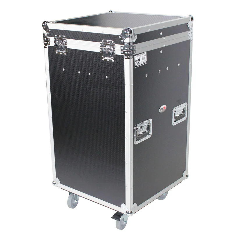ProX Microphone Accessory Case ATA Flight Case For Mic Storage | 25-stand holder
