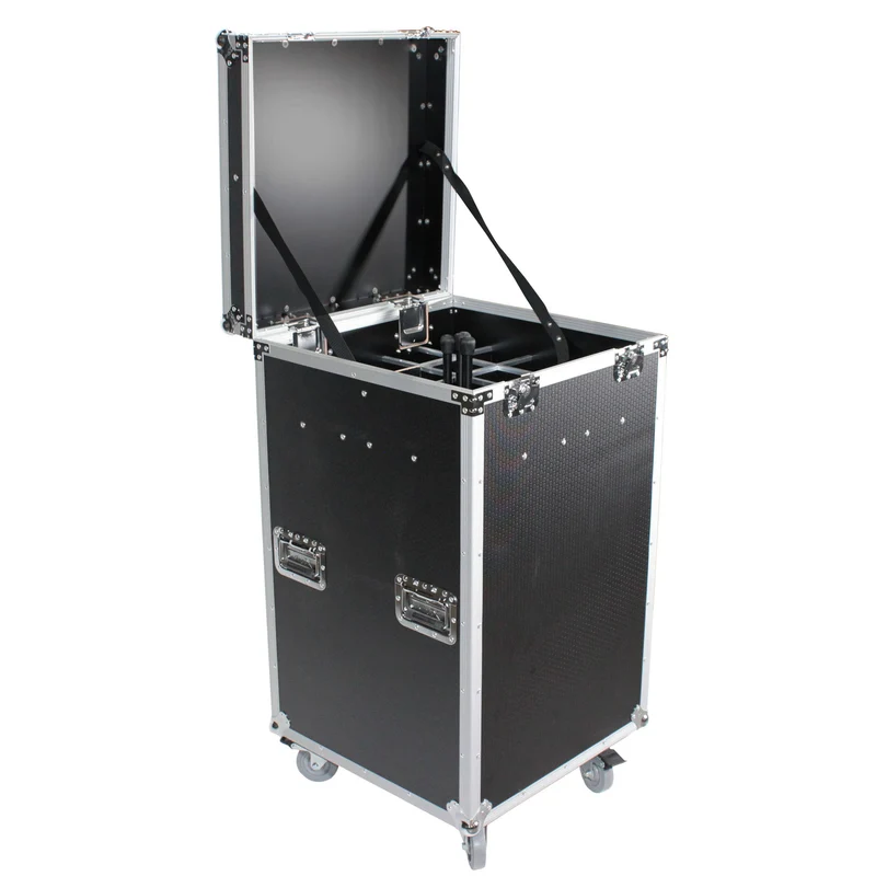 ProX Microphone Accessory Case ATA Flight Case For Mic Storage | 25-stand holder