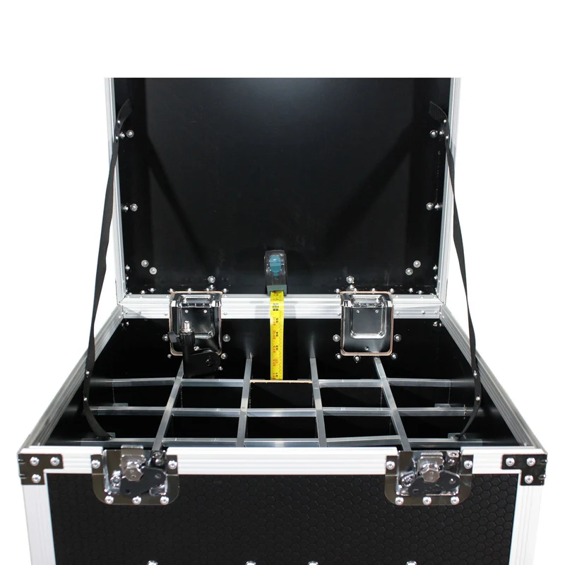 ProX Microphone Accessory Case ATA Flight Case For Mic Storage | 25-stand holder