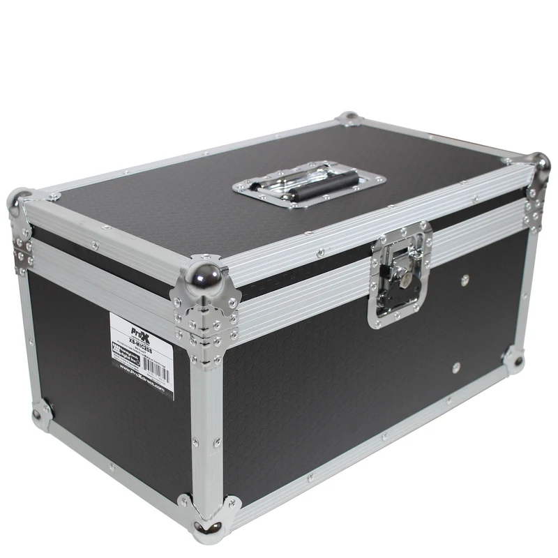 ProX Microphone Accessory Case ATA Flight Case For Mic Storage | 20-mic storage