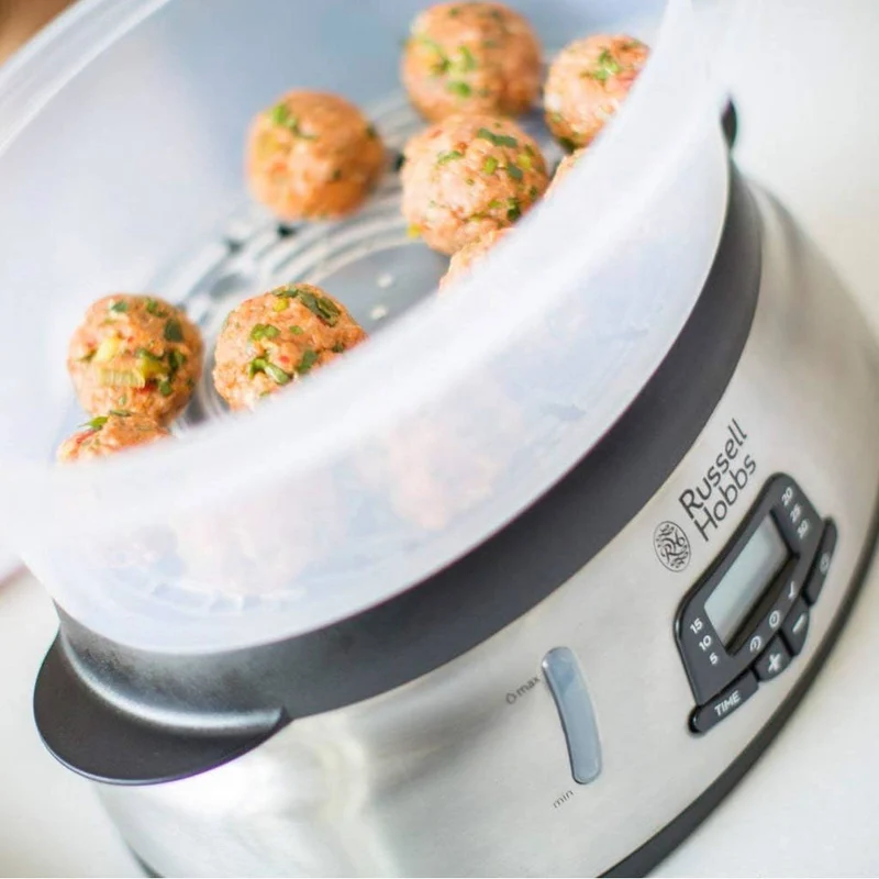 Vaporera de tres pisos Maxicook de Russell Hobbs