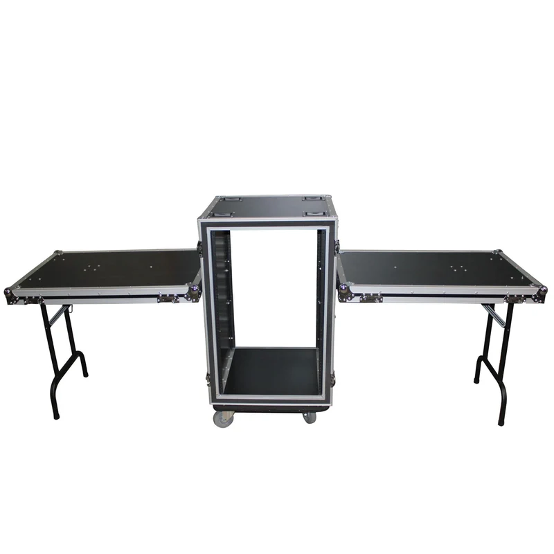 ProX T-16RSPWDST 16U Vertical Shockproof Amp Rack Case With Casters