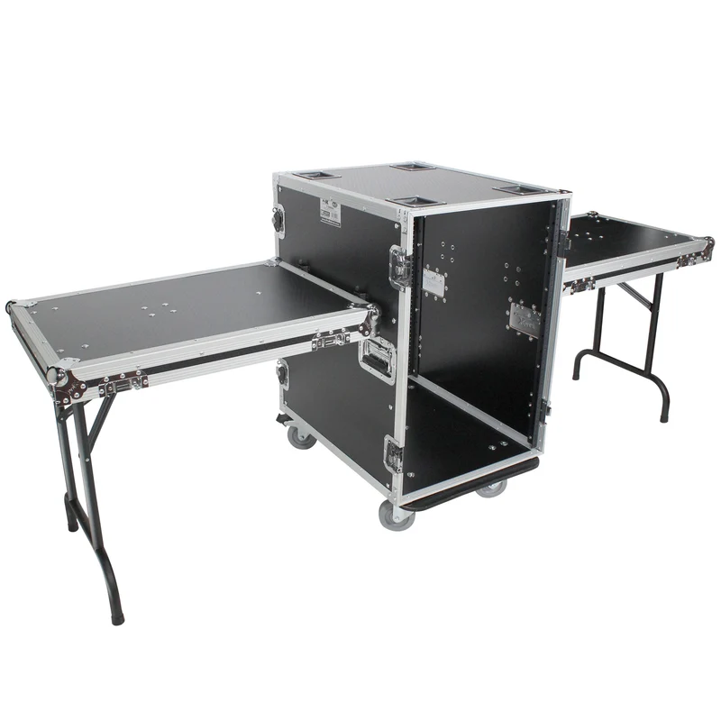 ProX T-16RSS24WDST 16U Rack ATA Flight Case With Side Tables