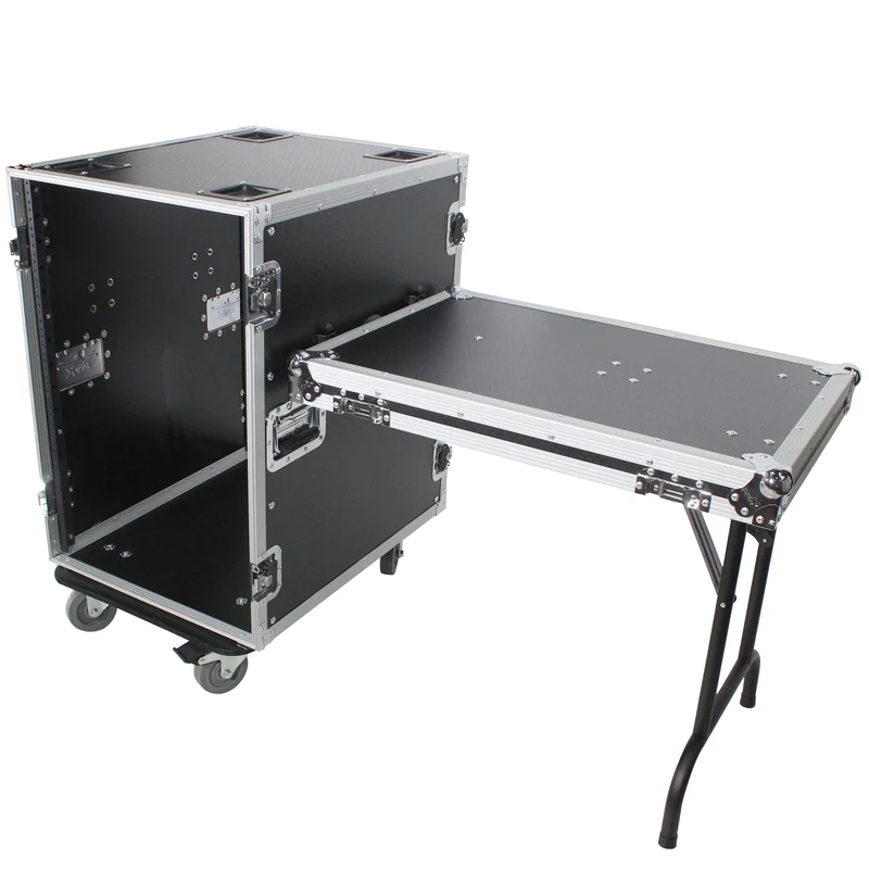 ProX T-16RSS24WDST 16U Rack ATA Flight Case With Side Tables