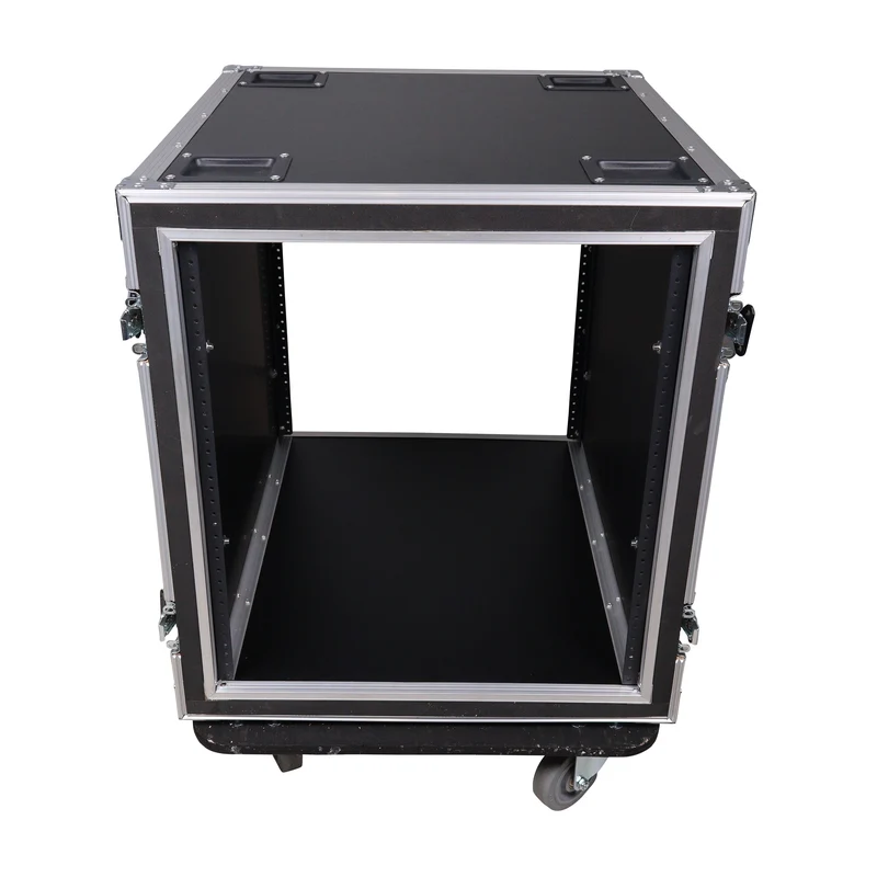 ProX T-12RSP24W 12U Shockproof Amp Rack ATA Flight Case With Casters