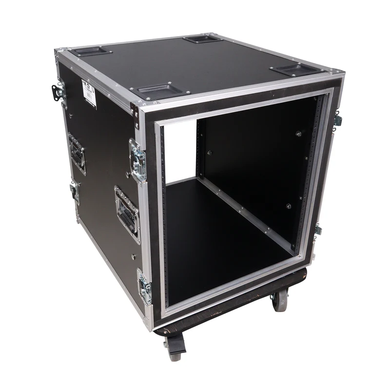 ProX T-12RSP24W 12U Shockproof Amp Rack ATA Flight Case With Casters