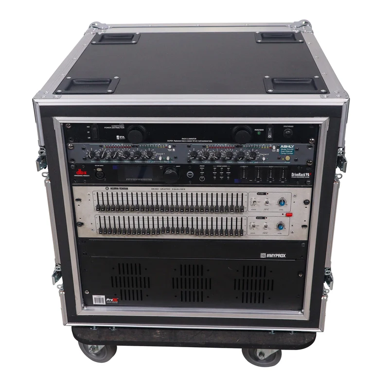 ProX T-10RSP 10U Shockproof Amp Rack Case With Casters