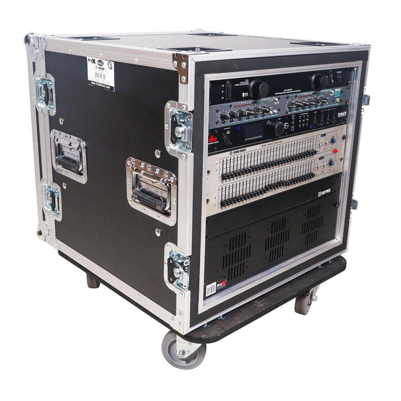 ProX T-10RSP 10U Shockproof Amp Rack Case With Casters