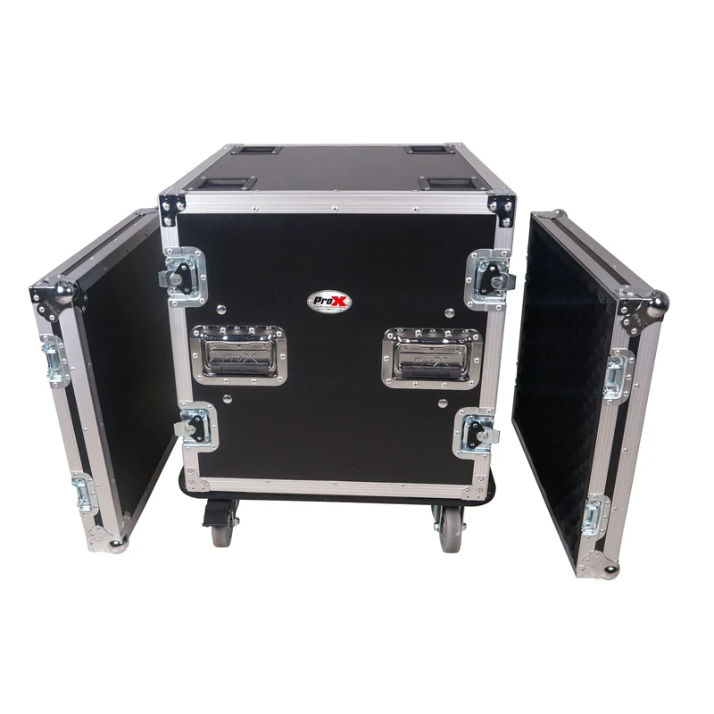 ProX T-10RSP 10U Shockproof Amp Rack Case With Casters
