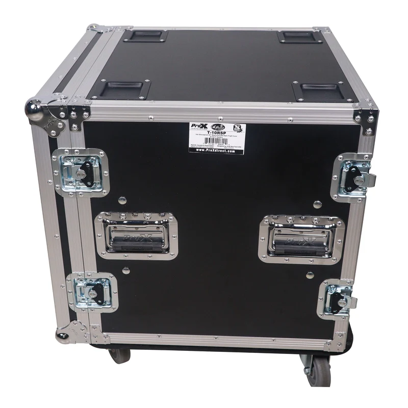 ProX T-10RSP 10U Shockproof Amp Rack Case With Casters